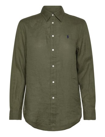 Polo Ralph Lauren Classic Fit Linen Shirt - Green - S