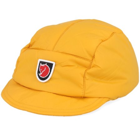 Fjällräven - Jaune earflap Casquette - Expedition Padded Cap Mustard Yellow Earflap @ Hatstore