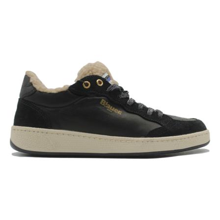 Blauer, Sneakers Zwart, Dames, Maat:38 EU