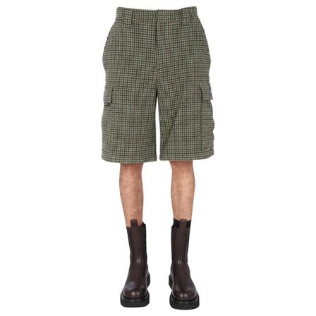 Msgm Casual Shorts Grøn, Herre Chino Shorts
