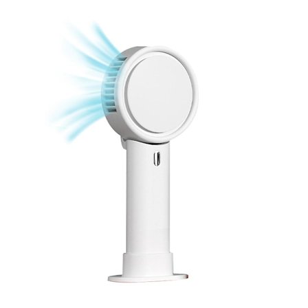 Dhrs Hånd Mini Vifte, Mini Personlig Vifte Håndholdt Vifte for Hetetokter Liten Sminke Vifte Sterk Vind Po