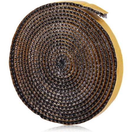 3mm x 1cm x 3m Varmebestandig Glassfiberpakning - Selvklebende Skorsteinsforsegling for Vedovner u0026 Peiser, Opptil 550°C