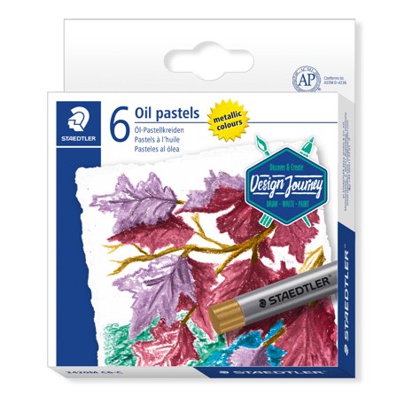 Staedtler Oljepastell Metallic 6-set