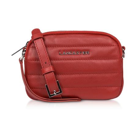 Lancaster Parisienne Couture Mini Crossbody Tas , Rood , Dames , Maat: ONE Size Schoudertassen