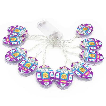 LED Månskenspalatslykta Gurban Festivallykta Ljusslinga Färg