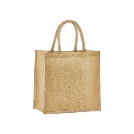 Westford Mill Mini Starched Jute 6L Shopper Bag One Size Natura