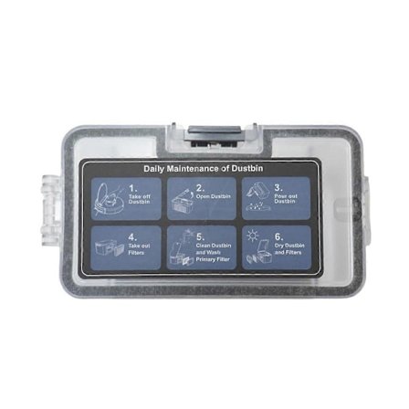 Til MAMNV BR150/BR151 Robotstøvsuger Støvbeholder Boks Tilbehør Reservedele