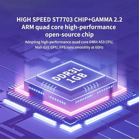 RGB20S Retro Videopelikonsoli 16G+256G 3,5 tuuman HD-näyttö Avoin lähdekoodi Järjestelmä Kannettavat videopelisoittimet Lasten lahjat