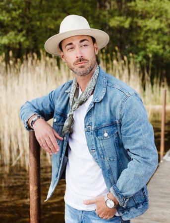 edd. Beads Bracelet 6Mm - Blue - S 18