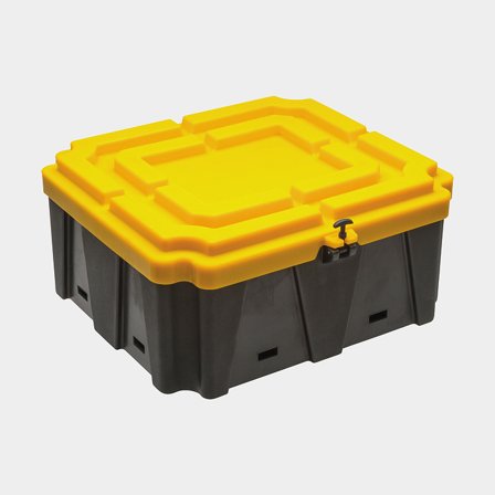 Batterikasse CAN-SB Double Battery Box, max 200 A, 590 x 660 x 290 mm