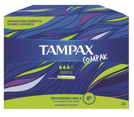 Tampax Compak Super 24pz