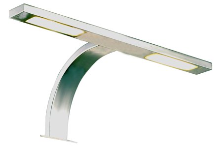 Aneta Lighting BARI vegg-/skapsbelysning bad, krom, IP44, 2x3W LED