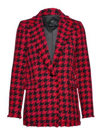 Nate Blazers Single Breasted Blazers Rød Mango
