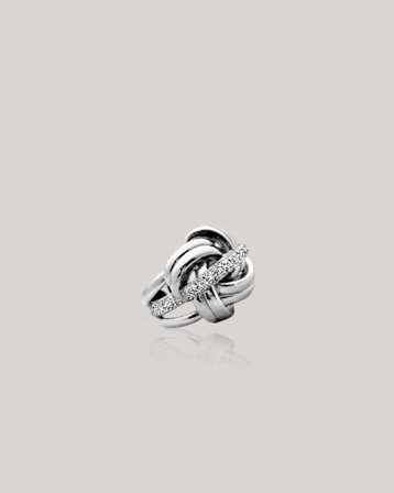 IOAKU ENTWINE RING 7 Gold Silberfarben Accessoires Mädchen - Kids Brand Store