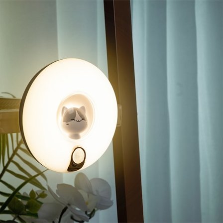Ring Cat Human Body Sensor Lampe Lading Husholdningsskap Gang