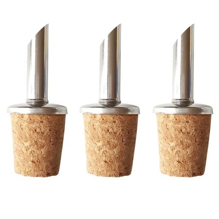 3-pak Drypkork i rustfrit stål og kork