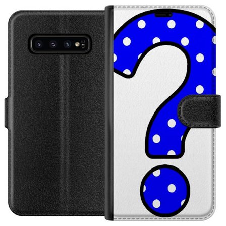Kompatibel Tegnebogsetui til Samsung Galaxy S10 Spørgsmålstegn Fyndiq og CDON