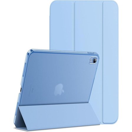 iPad (A16) 11./10. generasjon (2025/2022), Slim Stativ Hardt Skall Deksel (Blå)