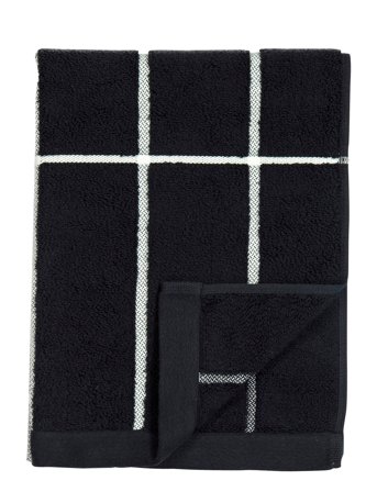 Tiiliskivi Hand Towel 50X70Cm Black Marimekko Home