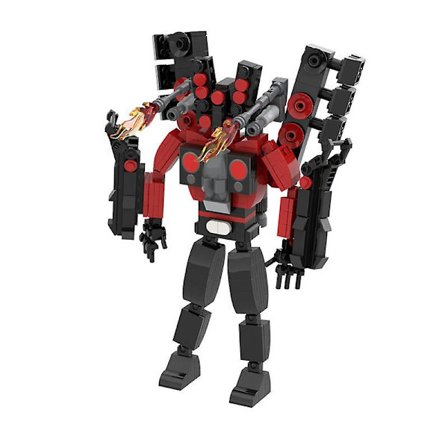 Skibidi Toalett Titan Kameraman Byggset Kompatibel Med Db