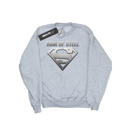 DC Comics Boys Superman Man Of Steel Shield Sweatshirt 12-13 År