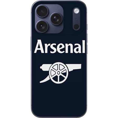 Yhteensopiva Puhelinkuori Apple iPhone 17 Pro Arsenal FC logo - tummansininen ja valkoinen muotoilu klassisella tykillä, täydellinen urheilufaneille