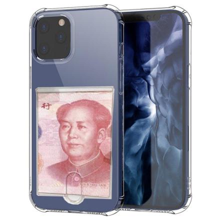 iPhone 13 Pro Max - Cover med kortholder Transparent