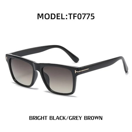 Nytt mode tom brand tf rektangel solglasögon kvinnor män 2022 lyx designer hög kvalitet Ins populära oculos de sol uv400