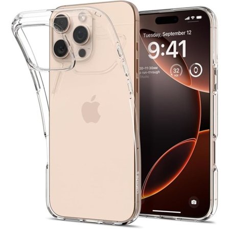 Spigen Flydende krystal iPhone 16 Pro-etui - klart
