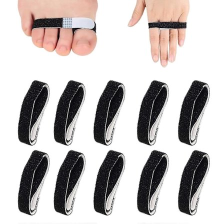 10 stk. Finger Buddy Stropper, Buddy Tape Fingerindpakninger, Skridsikre Buddy Loops Finger