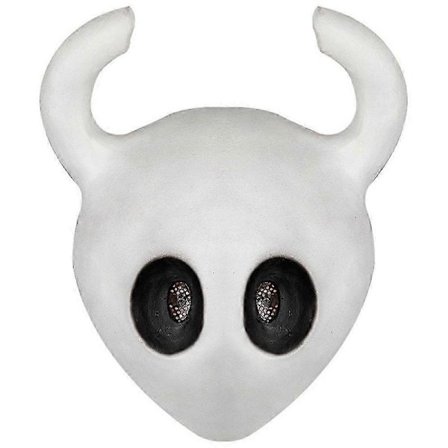 Halloween Hollow Knight Cosplay Latex Maske Hovedbeklædning Party Rollespil Maskerade Rekvisitter Hovedbeskyttelse
