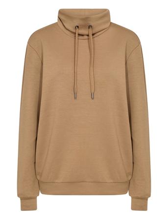 Sc-Banu Tops Sweatshirts & Hoodies Sweatshirts Beige Soyaconcept