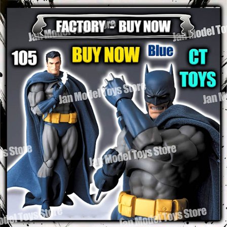 Mafex 105 Batman Hush Blue & Black Versions Toimintahahmo - DC Bar Man Anime Malli Lahjalelu