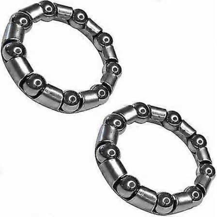 2x Stål Cykel Kullagerhållare 32mm 45mm 9 Kulor 7.94mm Universal DIY Cykel Vevparti