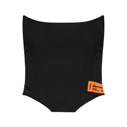 Heron Preston Corset with logo Sort, Dame Bluser
