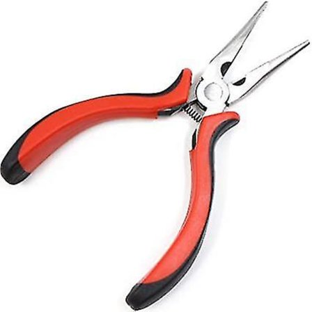 Lange Nese Tang Fine Needle Anti-Skli Håndtak Smykker