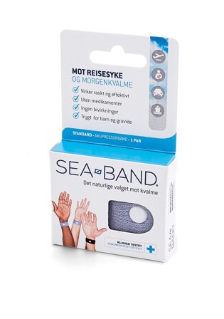 Sea-Band akupressurarmbånd standard 1 par