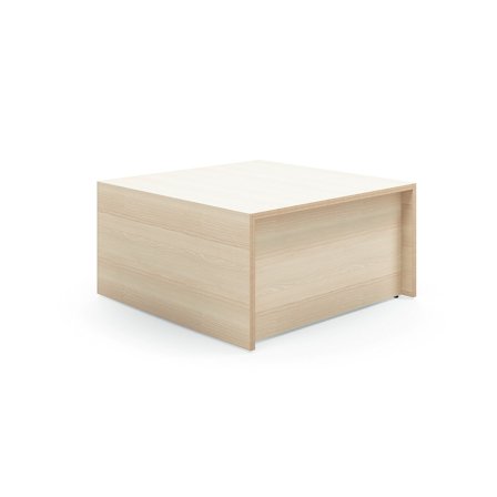 Stufensitzmodul TOGETHER, 800 x 800 x 400 mm, asch