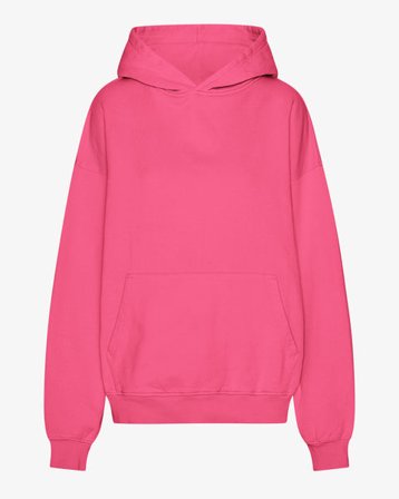 Organic Oversized Hood - Bubblegum Pink