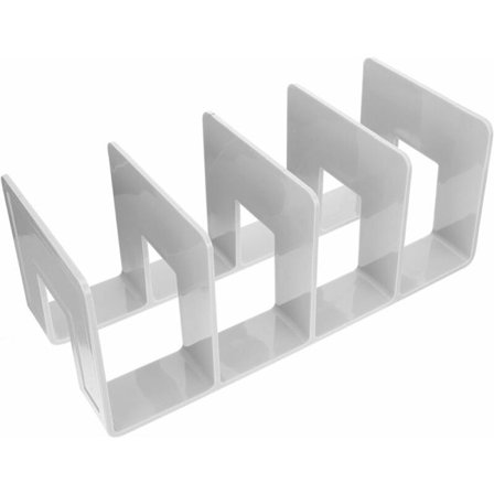 1 stk akryl skrivebordsarrangør filholder magasin sminkeoppbevaringsarrangør skaphylleoppbevaringsskap tilbehør skrivebordsarrangør