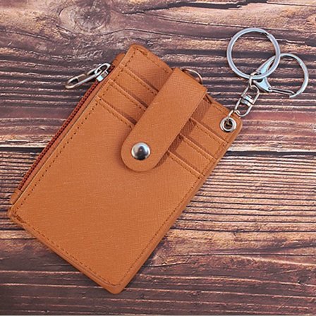 Kreditkortshållare Smal plånbok BRUN