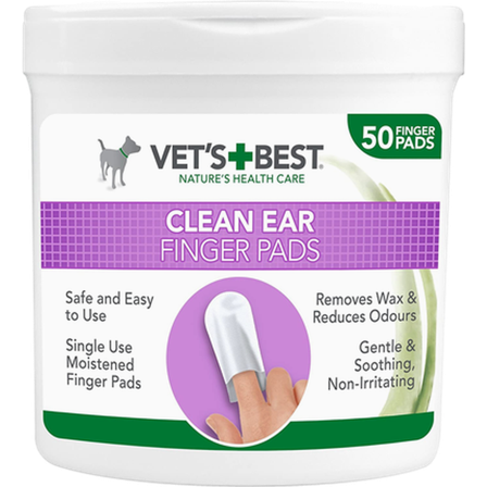 Vet's Best - Ørerenseservietter for hunder 50 stk. - Hund - Hundepleie & kosttilskudd - Ørepleie for hund - ZOO.no