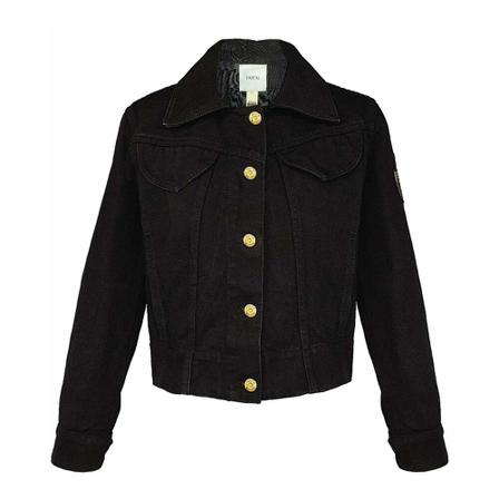 Patou Denim Jakke Sort, Dame