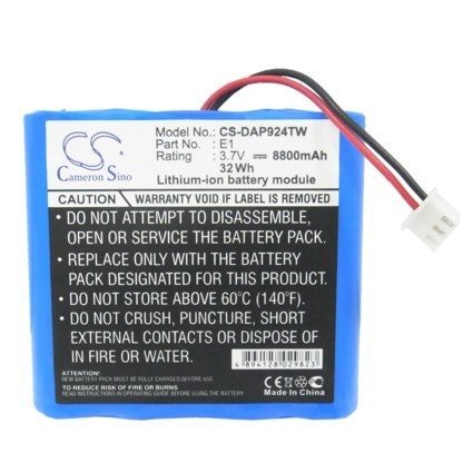 Batteri til DAB Digital til Pure EvokeE-1S, Evoke Flow, VL-60924 og andre.