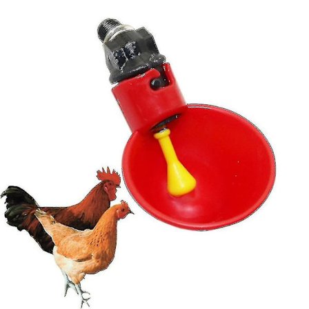 10 stk. Automatiske drikkekopper til fjerkræ, vand til høns, vagtler, kyllinger, drikkekop i plastik