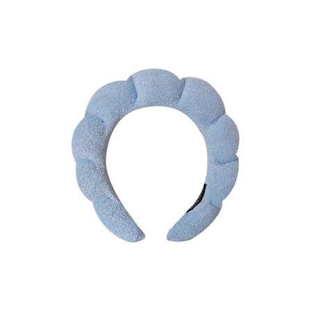 Flanellikanka Puffy Hair Hoop Meikki Bubble Terry Cloth Spa