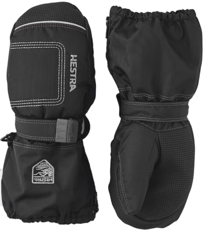 Hestra Baby Zip Long Mitt Svart/Svart