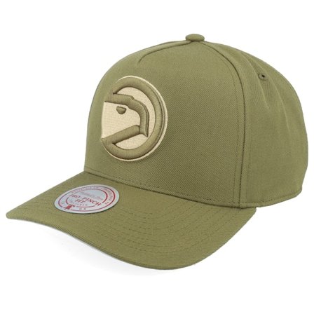 Mitchell & Ness - Verde adjustable Gorra - Atlanta Hawks Fashion Pro Hwc Olive A-Frame Adjustable @ Hatstore