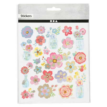 Creativ Company Stickers Bloemen 1 vel