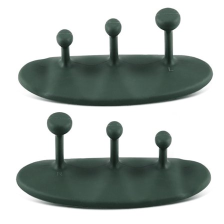 1 par Viktlyftshandskydd i silikon - Greppvänliga handskar för skivstång, träningsmaskiner och fitness med halkskydd och